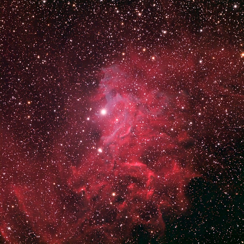 Flaming Star Nebula IC405 in 2020 | Nebula, Celestial, Stars